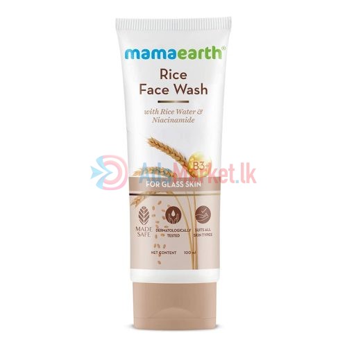 Mamaearth-Rice face wash for glass skin