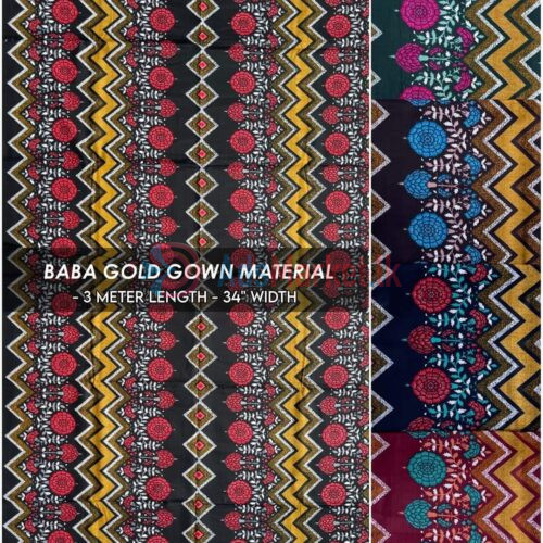 Baba Gold Gown Material