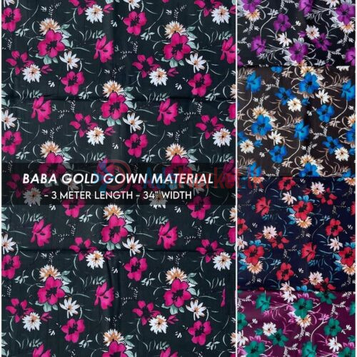 Baba Gold Gown Material