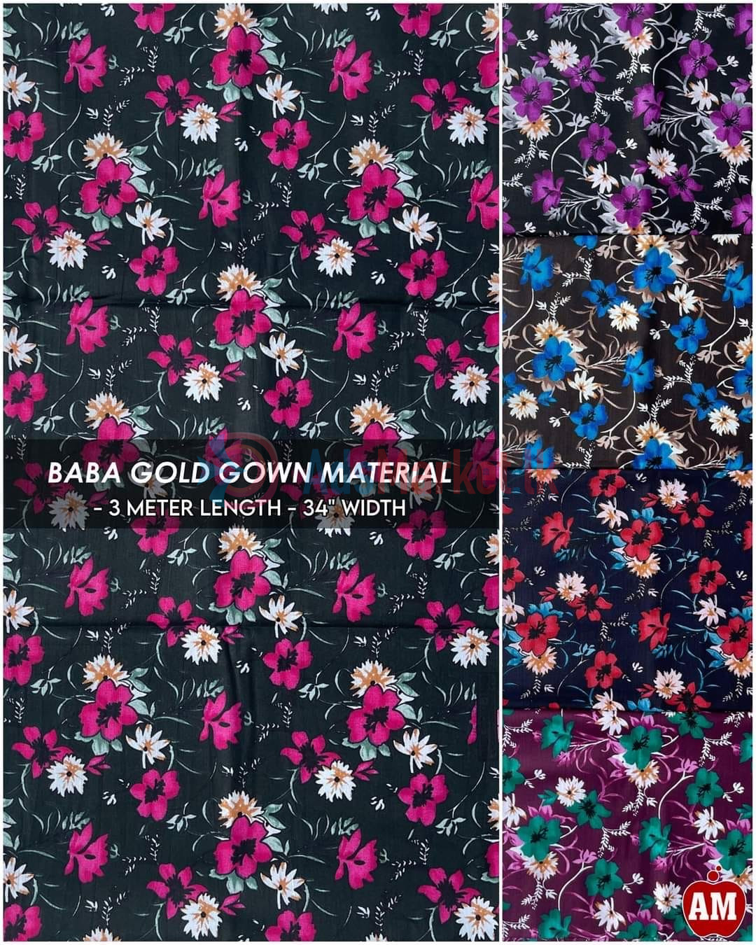 Baba Gold Gown Material