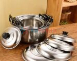 5-Piece Stainless Steel Cookware Set (16/18/20/22/24 cm)