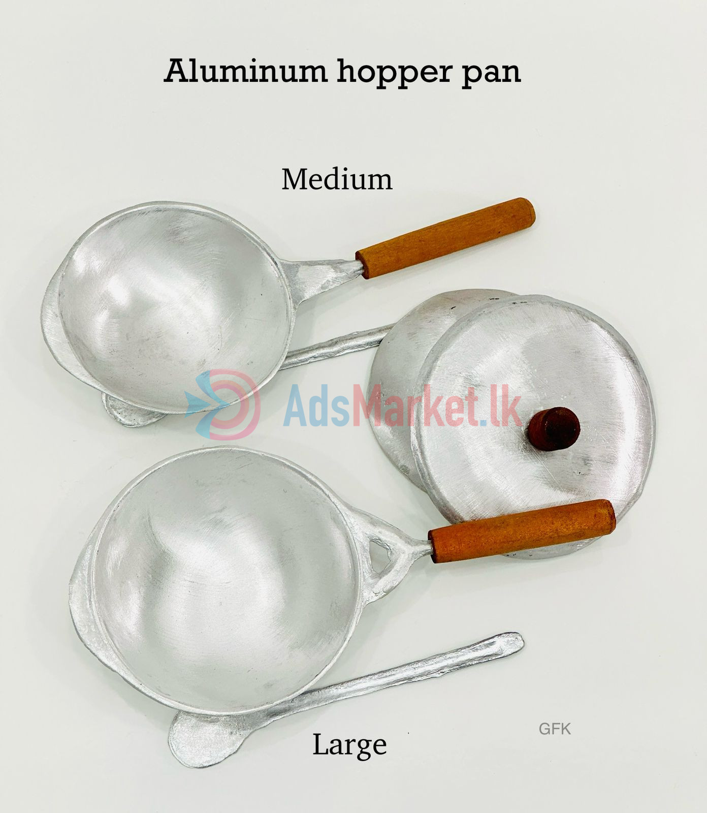 Aluminum Hopper Pan (Medium & Large Sizes)
