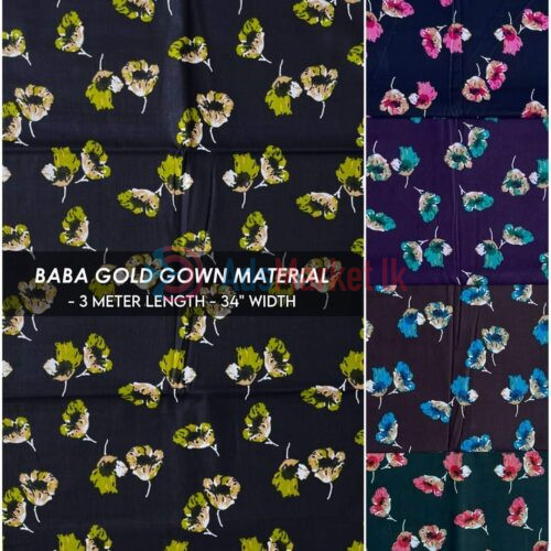 Baba Gold Gown Material