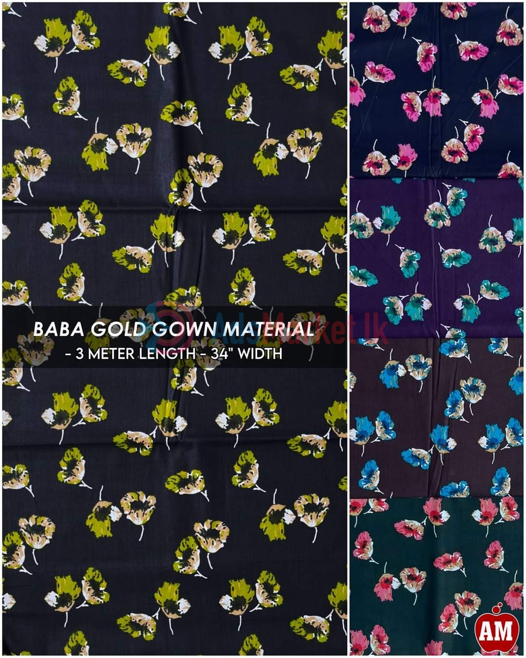 Baba Gold Gown Material