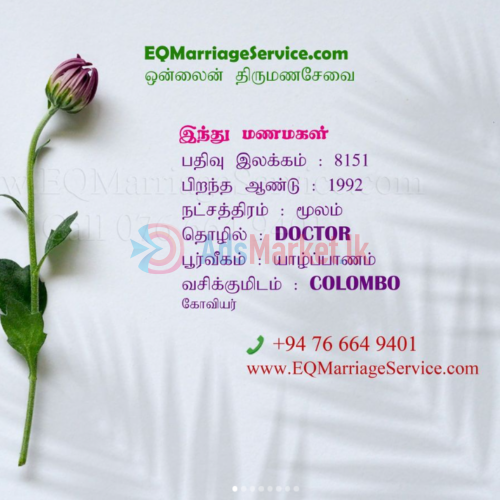 மணமகன் தேவை – Groom Wanted