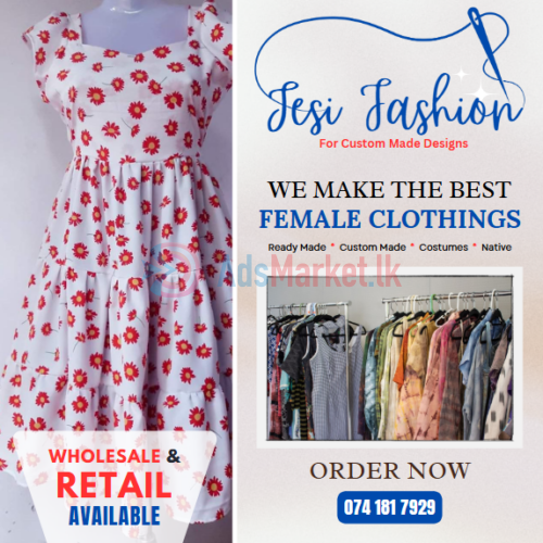 Tailored to Perfection – Custom Designs & Wholesale Deals by Jesi Fashion