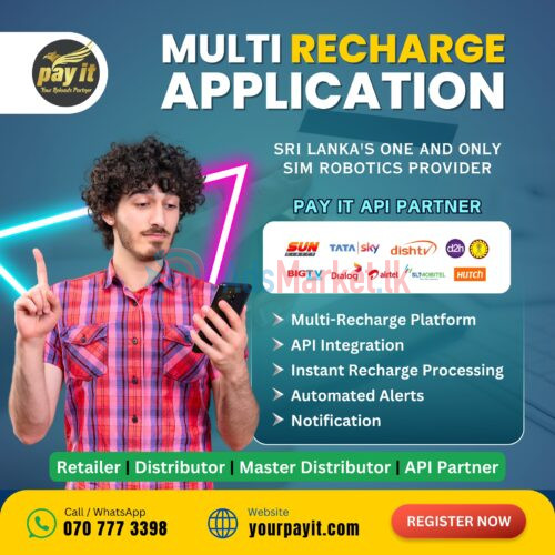 Payit Multi Recharge Application | Sri Lanka’s Leading SIM Robotics Provider for Recharge Business