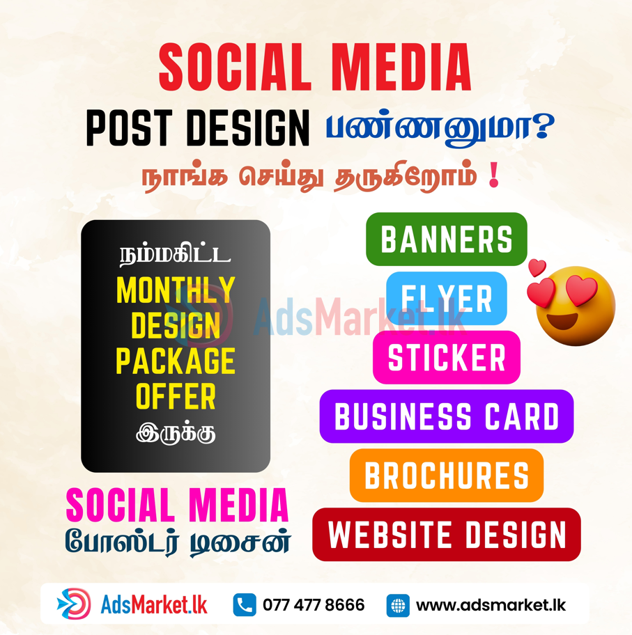 Professional Social Media Post Design Services – Monthly Packages Available