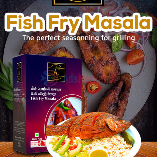 Fish Fry Masala | Authentic Spice Blend for Crispy and Flavorful Seafood