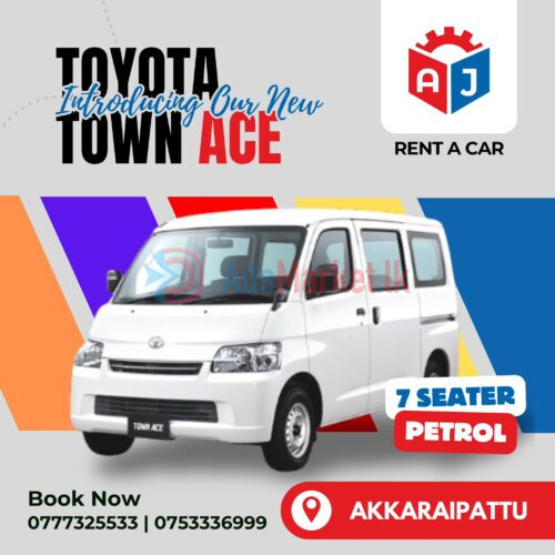 Toyota Town Ace 7-Seater Petrol Van | Spacious, Reliable, and Ready to Book Now!