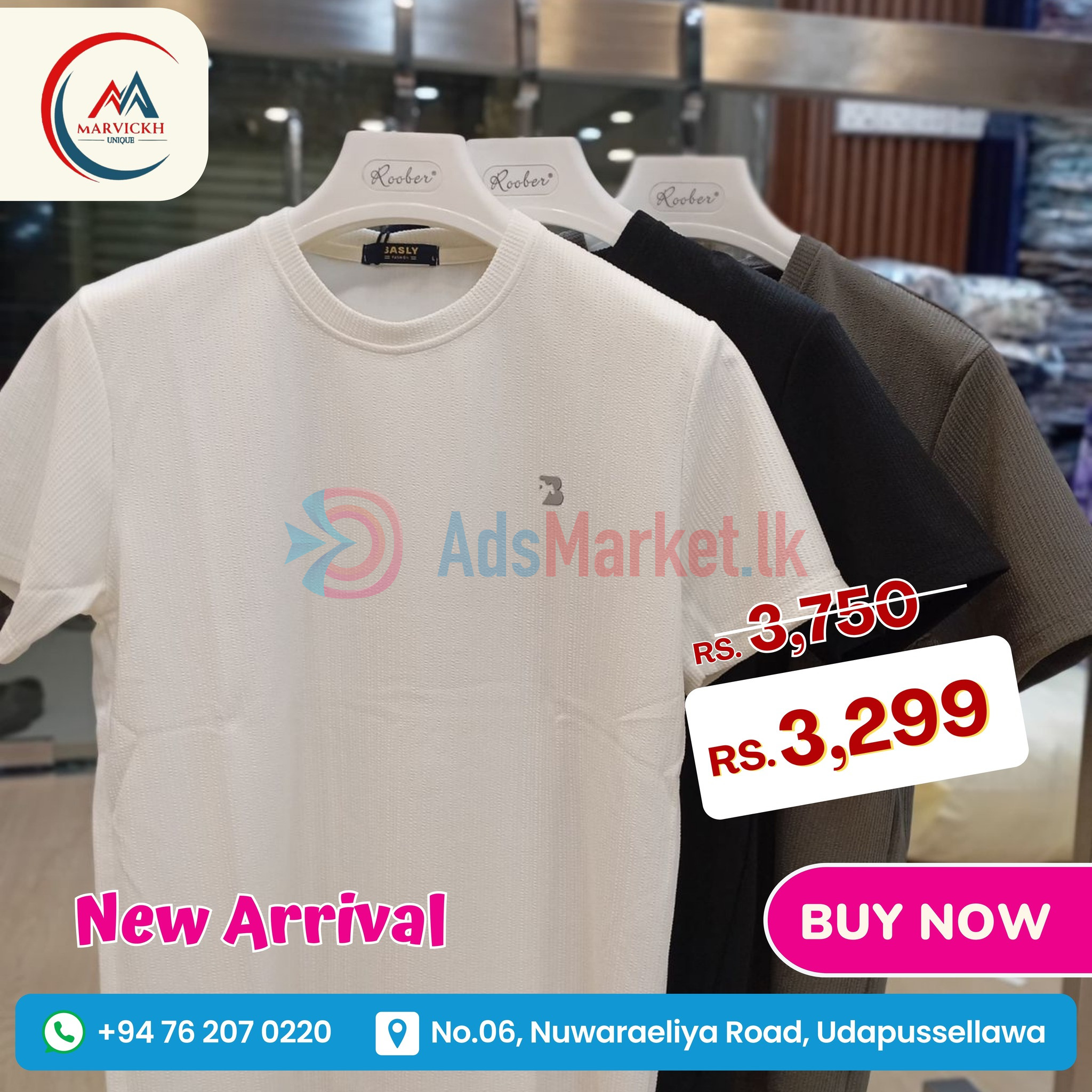 New Arrival Men’s T-Shirts at Marvickh Unique