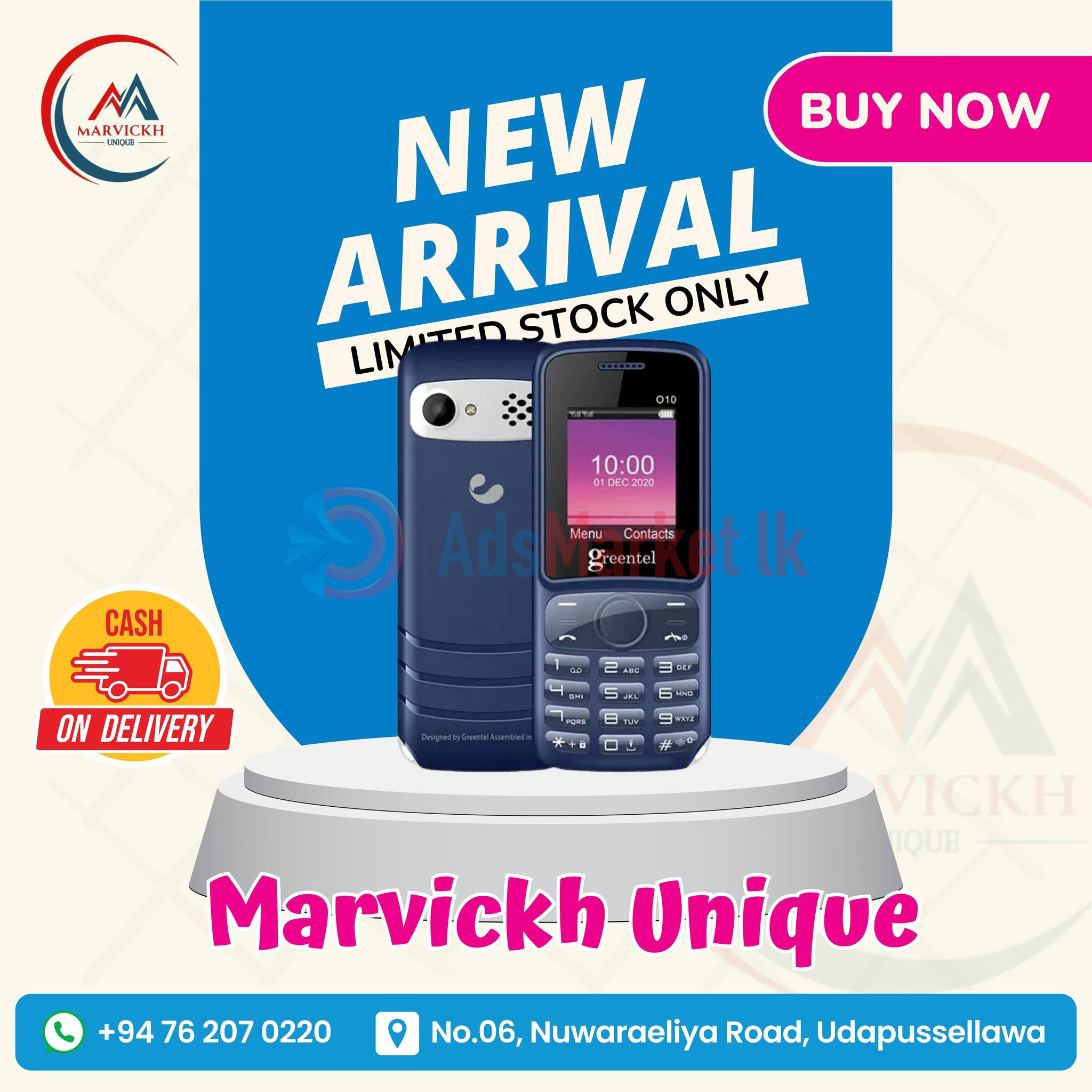 New Arrival: GreenTel Mobile Phones in Sri Lanka – Limited Stock, Order Now!
