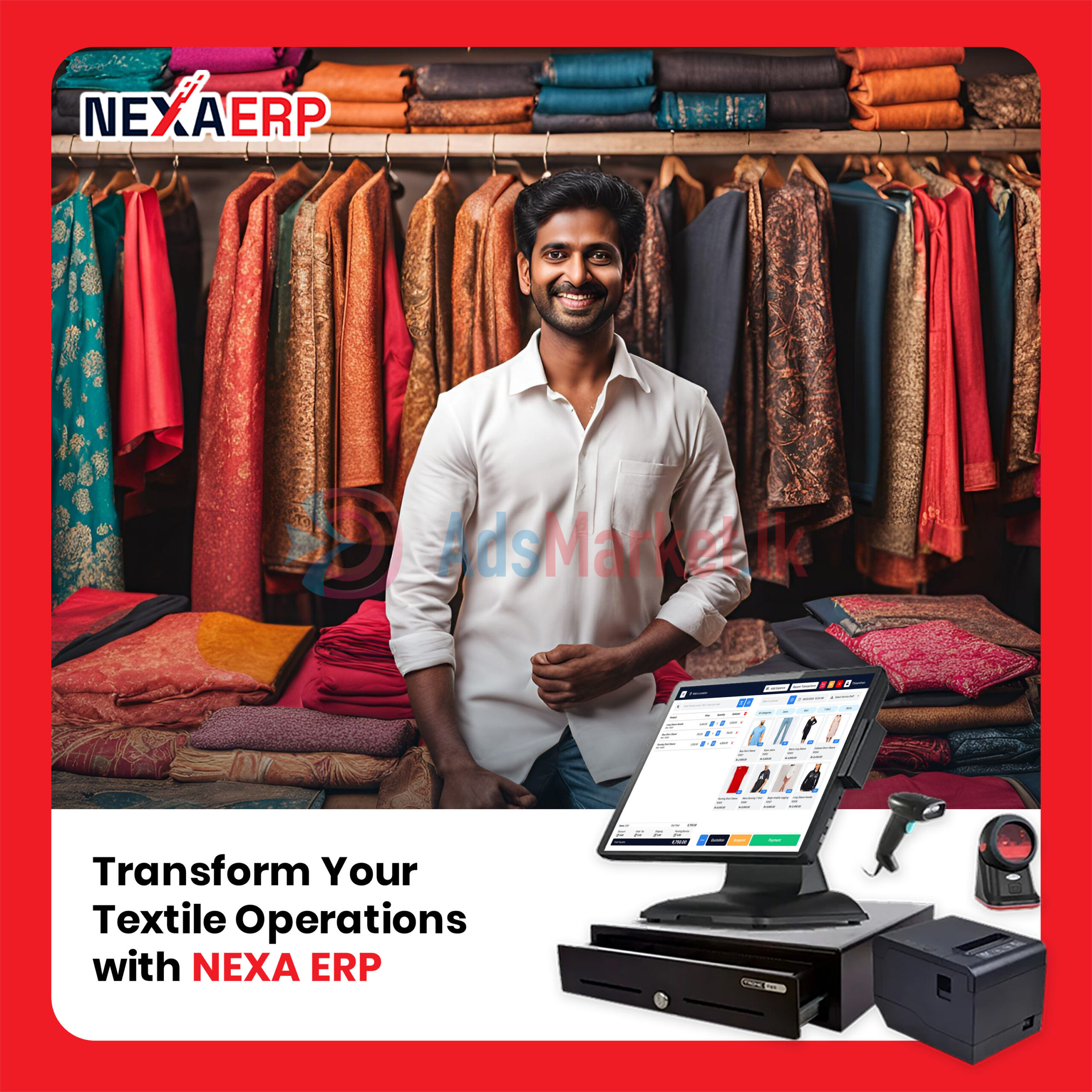 Textile Billing System - Best Cloud POS Software - AdsMarket