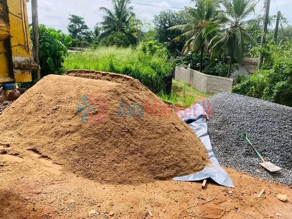 Sand & Stones Delivery Jaffna – பெருக்கன் மணல், கட்டு, பூச்சு மணல், சல்லி, கருங்கல்