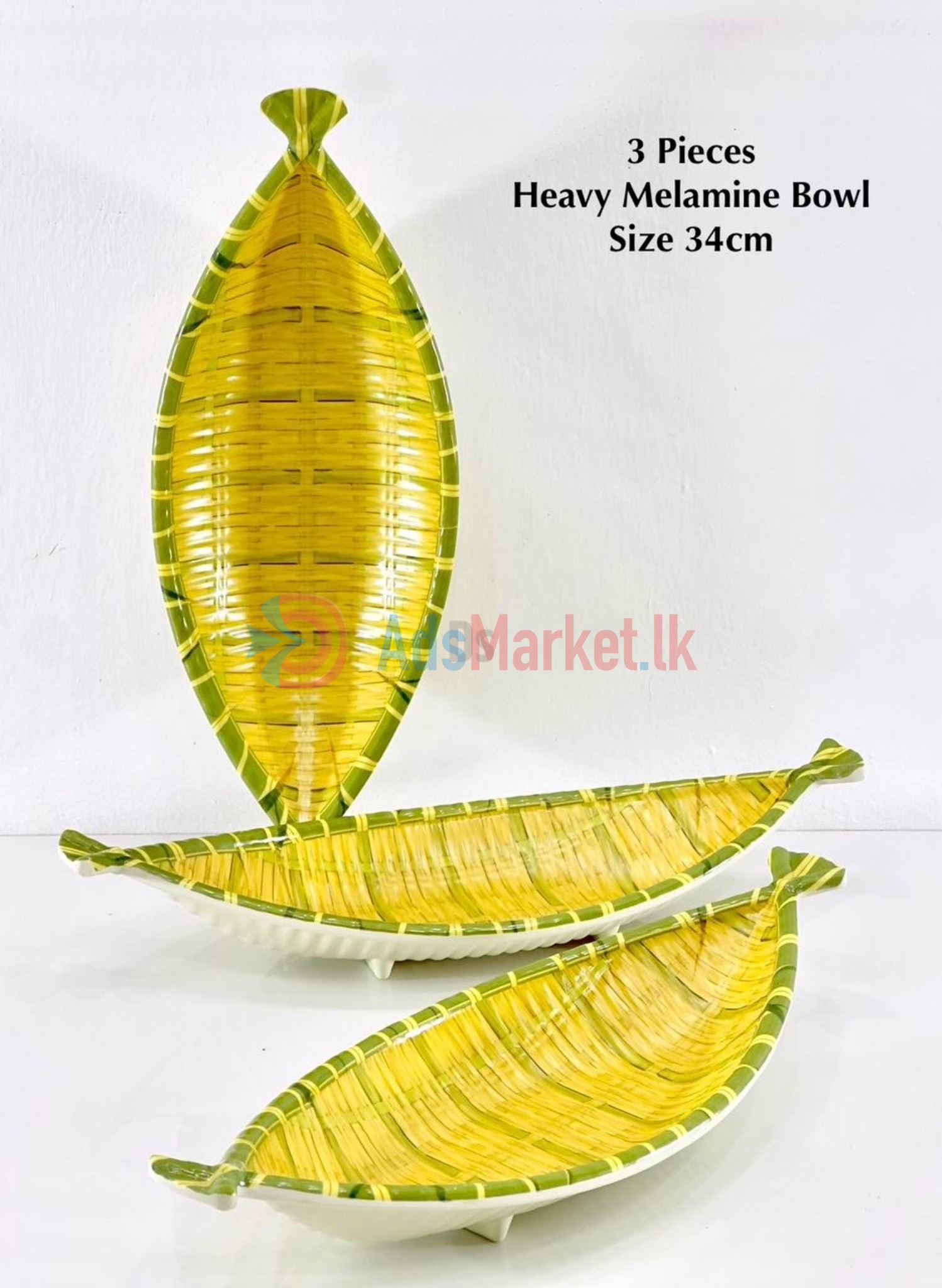 3pcs Dessert Plates Imitation Bamboo Weaving Hot Pot Vegetable Plate Melamine Green Barbecue Plate Multiple Styles Vegetable Fruit Tray Home